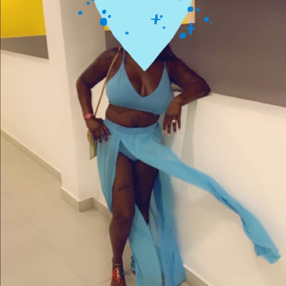 Sexy summer 2pc chiffon set
